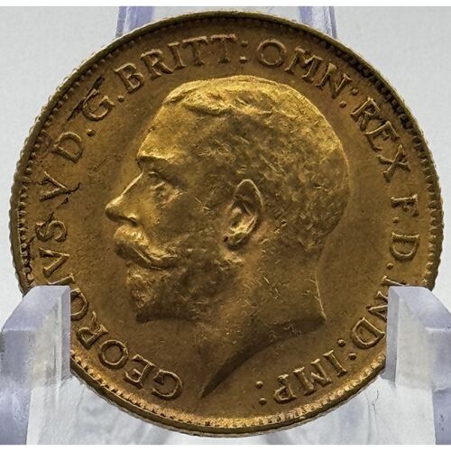 1911 King George gold half sovereign