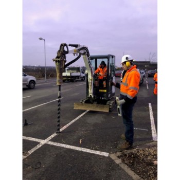 Solar Carport Foundation