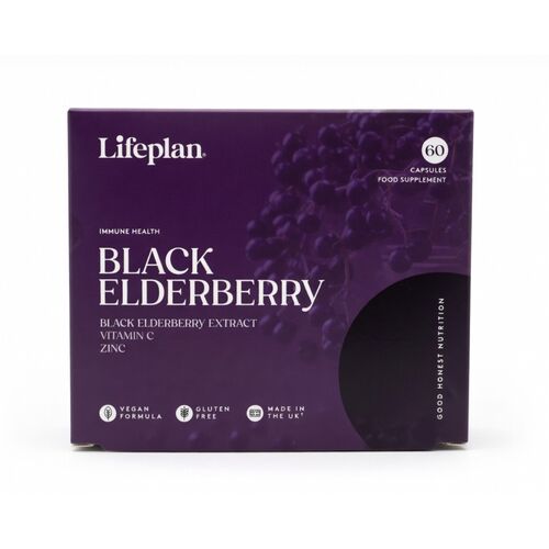 Lifeplan Black Elderberry Extract - 60 Capsules
