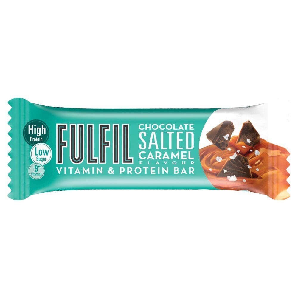 FULFIL Chocolate Salted Caramel Flavour Vitamin & Protein Bar