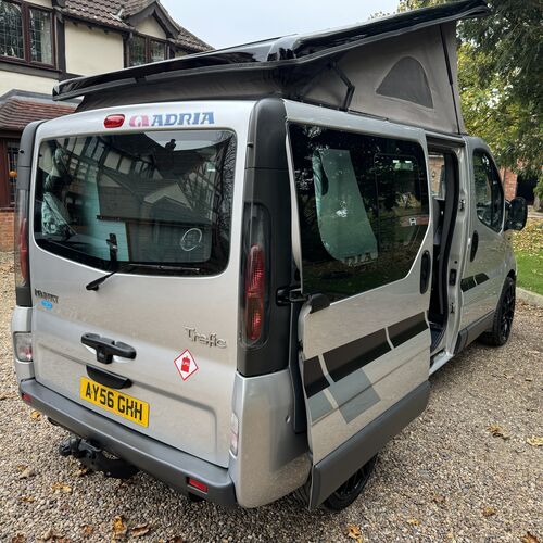 2006 Adria 3Way Camper Van 4 Berth LHD Silver Renault Trafic - 1 Family Owner from new!