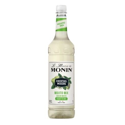 Monin Summer Cocktail & Mocktail Mix Bundle – 6 x 1L Bottles (Porn Star Martini, Piña Colada, Margarita, Mojito, Mai Tai, Daiquiri)