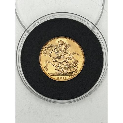 2015 QE11 full gold sovereign