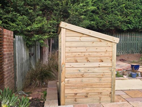6x4 Pent Storage Shed