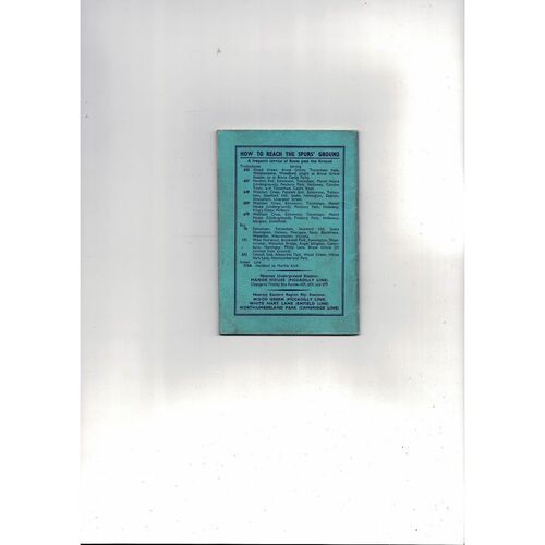 Tottenham Hotspur Football Handbook 1957/58