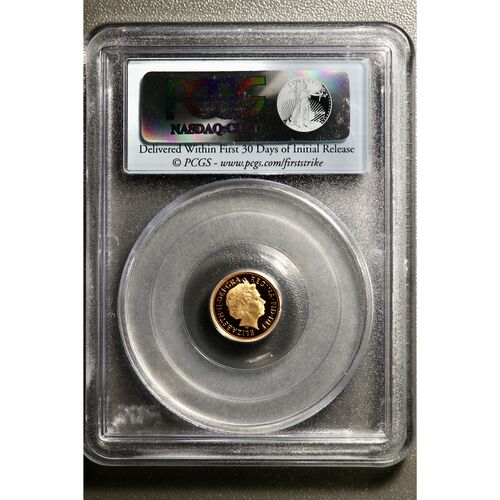2012 Queen Elizabeth 11 gold proof quarter sovereign