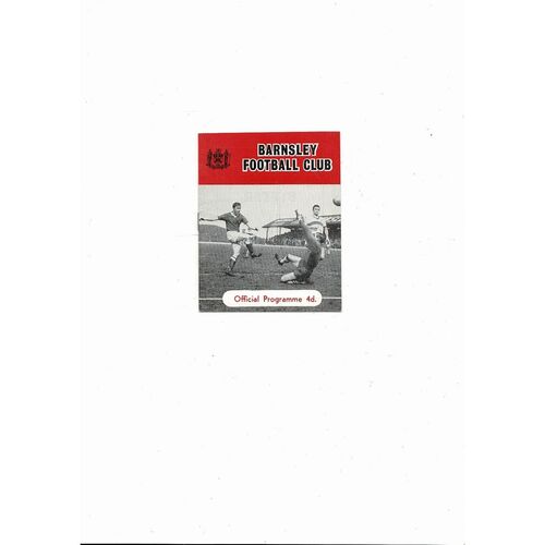 1964/65 Barnsley v Peterborough United Football Programme