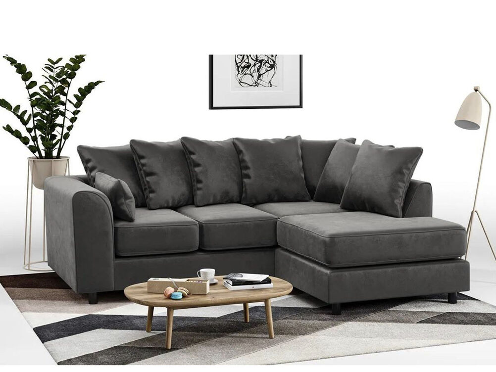 DYLAN CORNER SOFA IN PLUSH VELVET