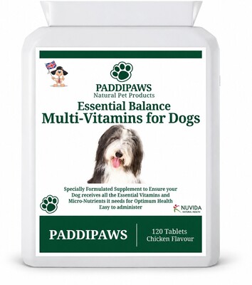 Paddipaws | NUVIDA NATURAL HEALTH | Vitamin and Food Supplements Sheffield