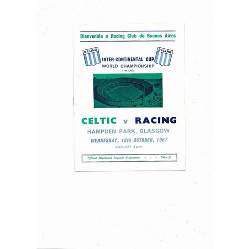 European World Club Championship Football Programmes