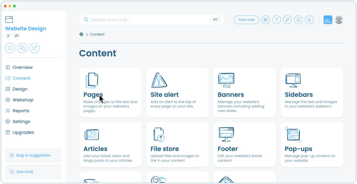 How to add an animated statistic to a website page | Webfactory Support | Webfactory