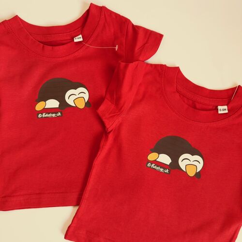 'Sleepy Penguin' Baby T-Shirt