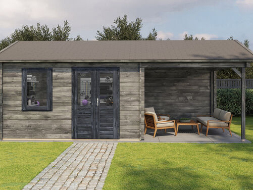 400cm x 400cm + 300cm Veranda