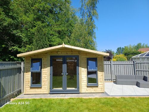 #PVC041 14x10 Apex Summer House