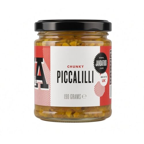 Chunky Piccalilli Vegan Pickle by Jandafood 190g