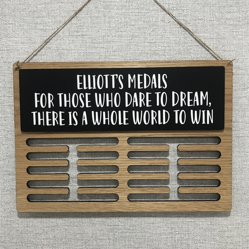 Customised Running Medal Hanger | Custom Medal Display Rack | Sports Medal Hanger | Medal Hanger For Runners