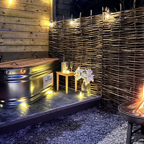 Oval Hot Tub Kit - Coil Heater with Cedar Lid