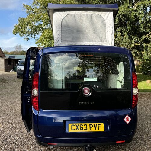 2013 (63)reg Fiat Doblo MyLife Camper Van 2 Berth 1.6 M-Jet Diesel 58644 miles
