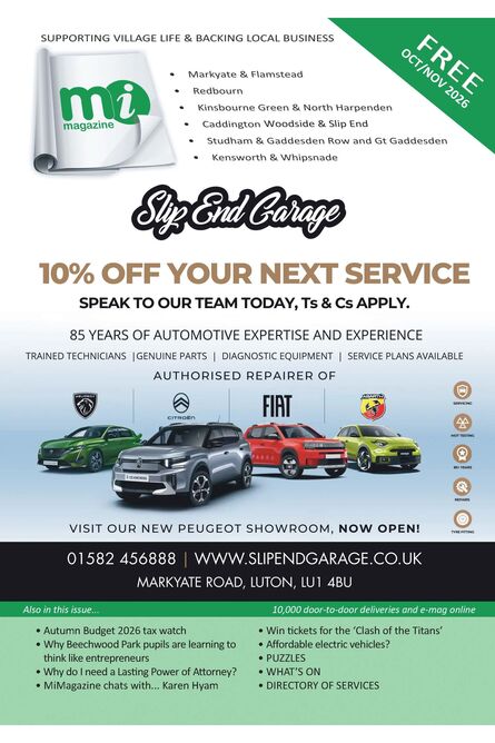 Latest Issues | MiMagazine | Trade and Services Magazine Luton | Community Quality Magazine Harpenden | Leaflets door-to-door Redbourn