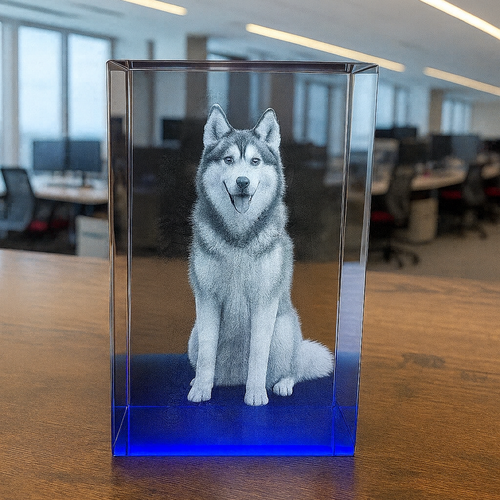 The Rio Super 3D Deluxe XX Large Ocean Blue Crystal Block