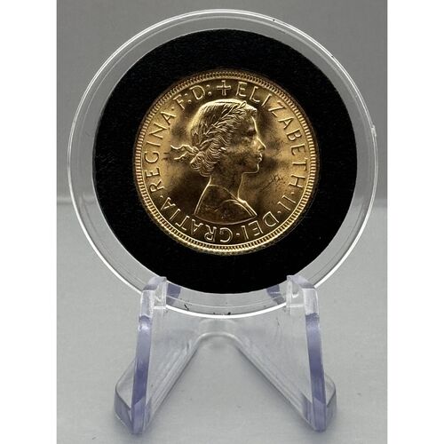 1963 QE11 full gold sovereign
