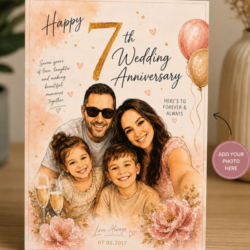 Photo Anniversary Cards