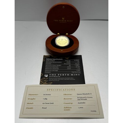 2017 Gold Proof Full Sovereign - Perth Mint