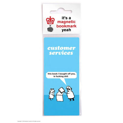 Funny Magnetic Bookmark - Shit Book