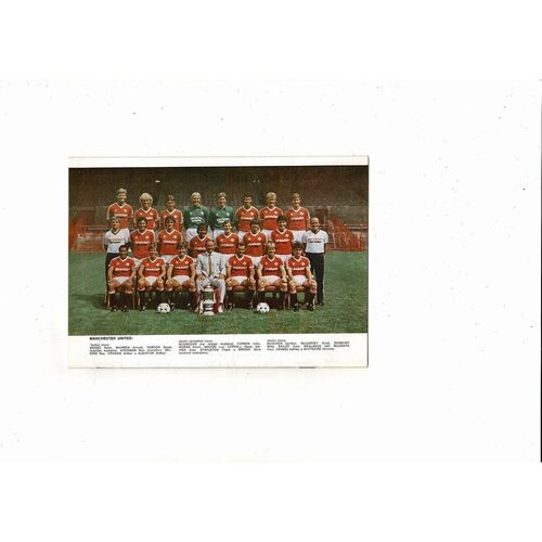 Dukla Prague v Manchester United European Cup Winners Cup Football Programme 1983/84