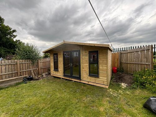 #PVC063 16x8 Apex Summer House