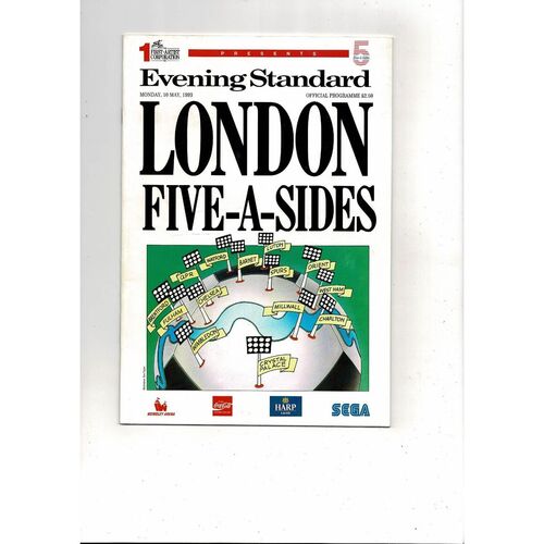 1993 London Five a side Football Programme