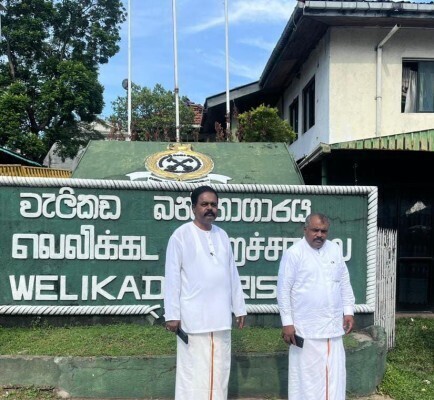 உணவுத்தவிர்ப்புக் கைதிகளைச் சந்தித்த யாழ். மாவட்ட எம்.பிக்கள்