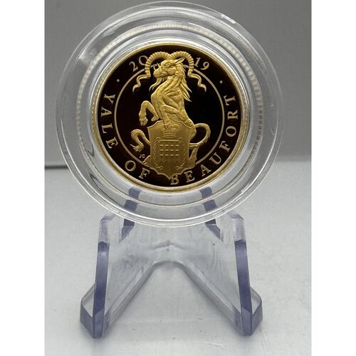 2019 Gold Proof 1/4 Ounce Queens Beast Yale of Beaufort