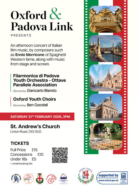 21 February: Oxford–Padova link concert