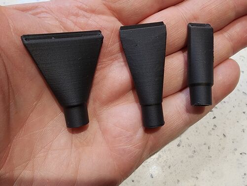 50, 25 & 12.5mm Flat Tip Set