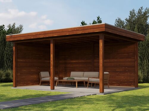 4.88mtr x 3.5mtr 28mm walled Gazebo