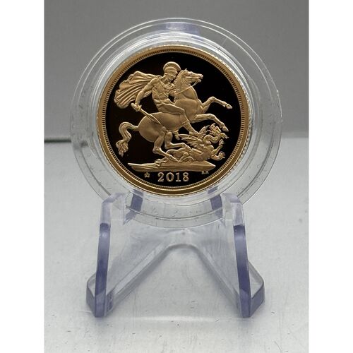 2018 Gold Piedfort Proof Full Sovereign