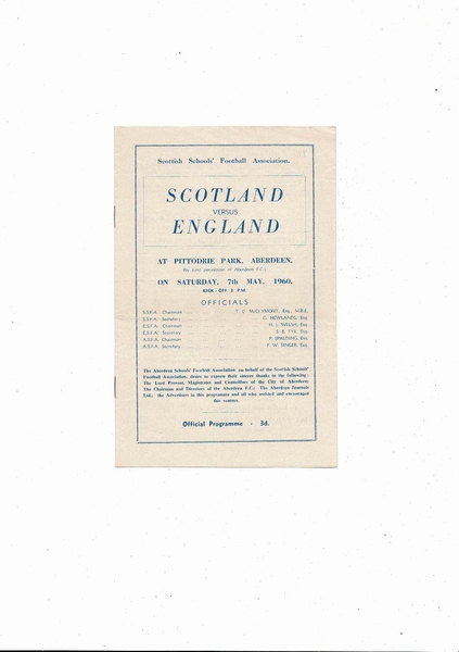 Latest Football Programmes being listed today