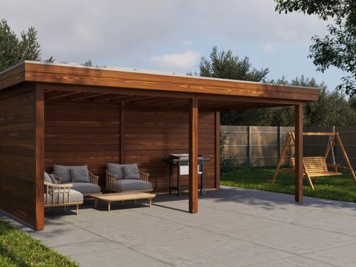 5.88mtr x 3.0mtr 28mm walled Gazebo