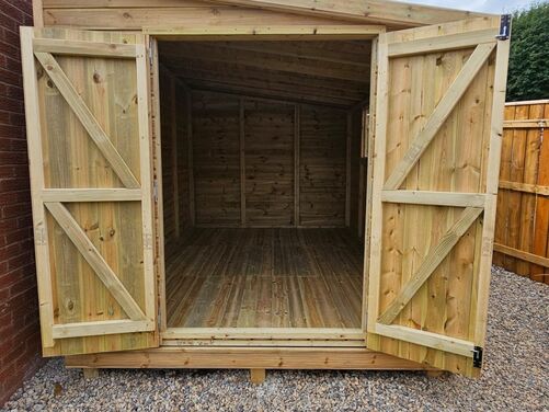 12x10 Pent Shed Workshop