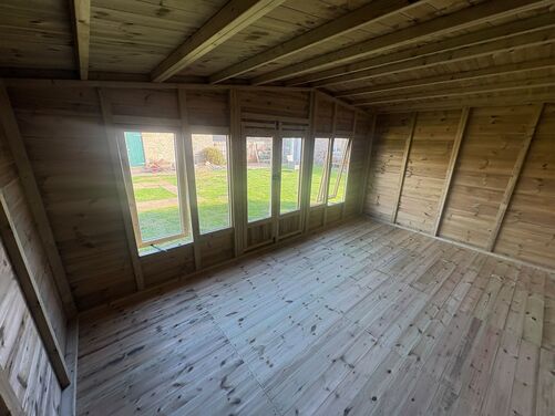 20x10 Apex Summer House Combi