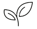 Sprout in middle of loop with 3 arrows to illustrate in circular ongoing growth