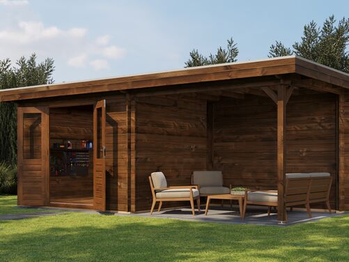 300cm x 250cm + 300cm Veranda