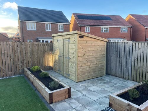 8x6 Pent Storage Shed