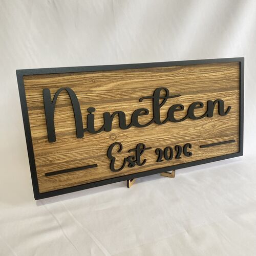 Rustic Wall Decor | Custom Name Sign | Personalised Family Sign | Established Sign
