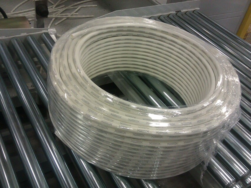 Coiling solutions for PEX / PB plumbing pipe