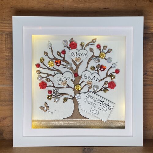 “BIRTHDAY” Family Tree Frame