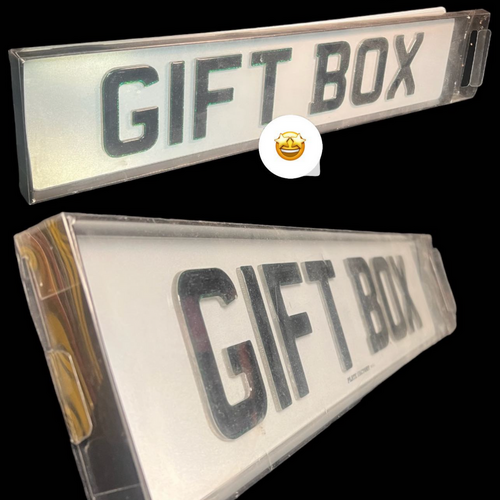 Number Plates Gift Boxes