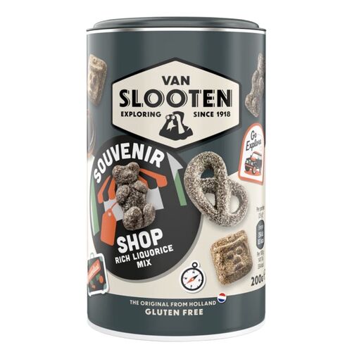 Van Slooten Souvenir Shop Rich Liquorice Mix 200g