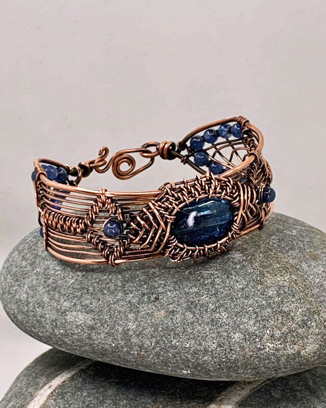 Tribal Beats - Kyanite Bracelet